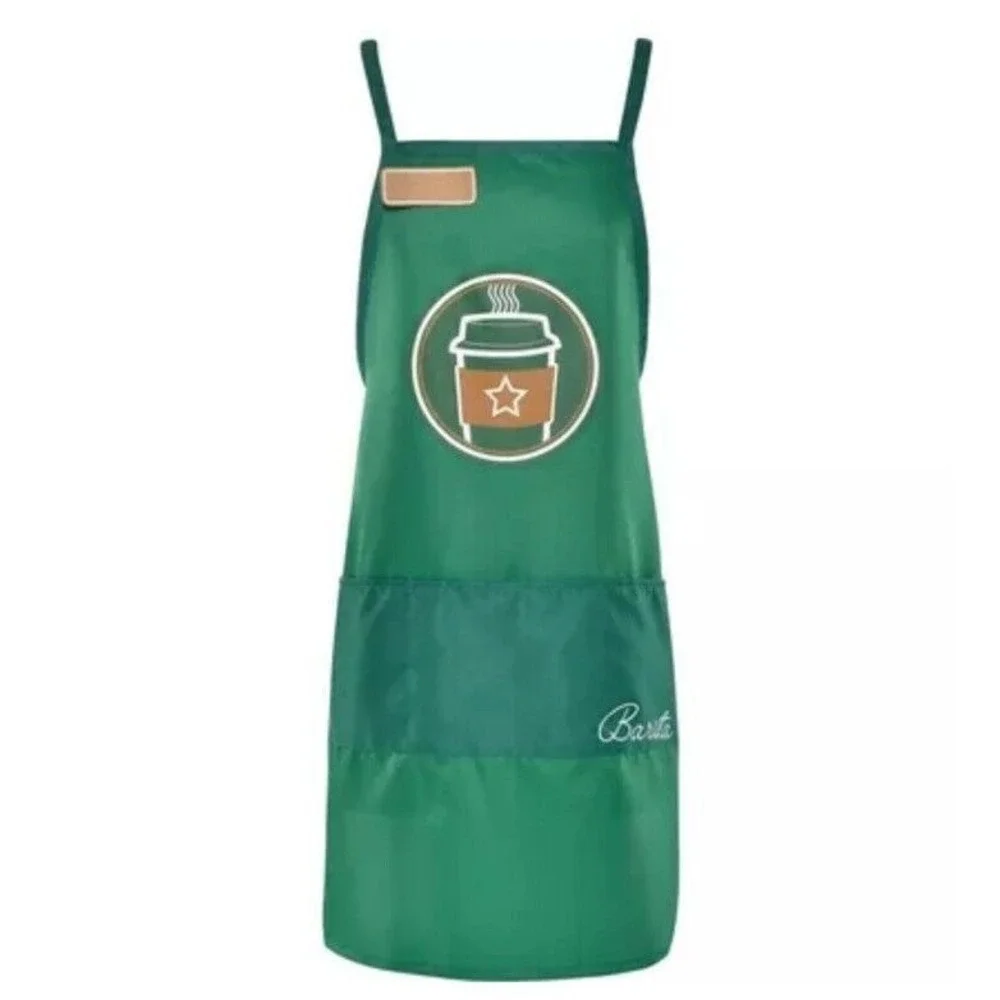SUIT YOURSELF Coffee Barista Kit Apron Hat Halloween Costume Adult OSFA *NEW* - Picture 2 of 6